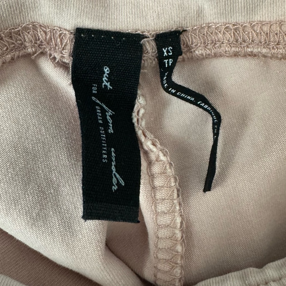 Urban Outfitters Out From Under Leggings Pants Aria Seamed Light Pink Knit Solid - Picture 9 of 9